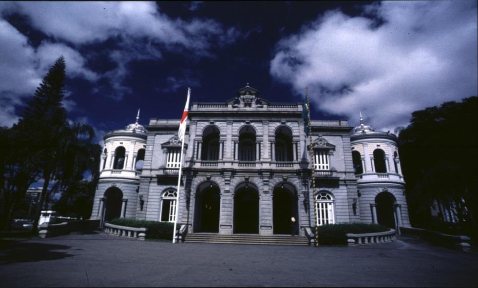 Palácio da Liberdade As pedras fundamentais do Palácio Presidencial foram lançadas em 07 de setembro de 1895.