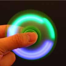 Hand Spinner com Luzes LED 6 Sort.