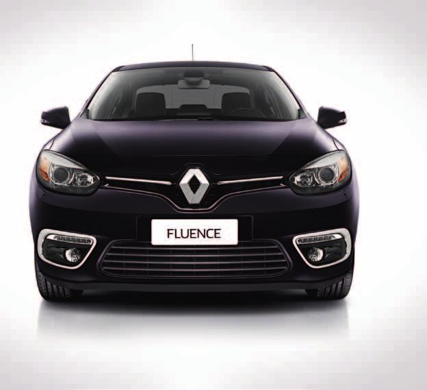 Imponente em cada detalhe O Renault Fluence apresenta a