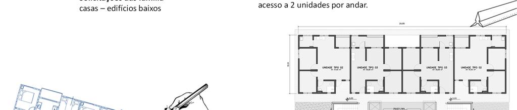 000 m²) Adequação ao entorno terreno íngreme acessibilidade Solicitações das família casas edifícios baixos O terreno será dividido em 4