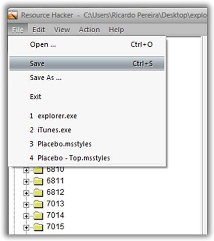 Agora, vão copiar o explorer.exe que foi alterado e colar na pasta C:\Windows. Nota: Aconselho a copiarem também o ficheiro.bmp e mudarem o seu nome para explorer.