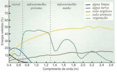 Comportamento espectral dos objetos geográficos reflectância espectral da folha é resultado da interação da radiação eletromagnética com a estrutura do mesófilo.