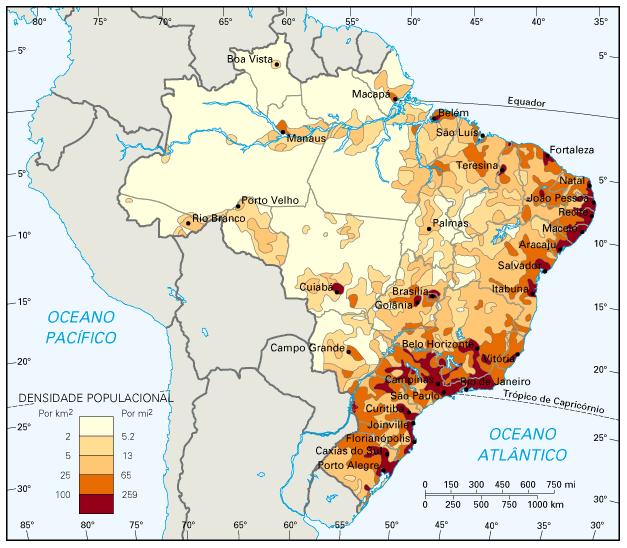 Mapas demográficos-aqueles que registram dados da população(distribuição da população no espaço, crescimento