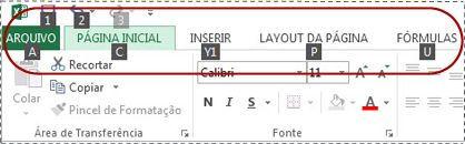 1 de 5 08/09/2014 16:58 Este artigo descreve o que são as Dicas de Tecla e como você pode usá-las para acessar a faixa de opções.