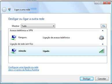 janela Na Configuração automática de WLAN, execute os