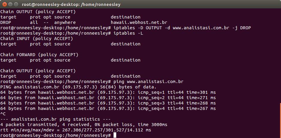 ndo: iptables -D OUTPUT -d www.analistasi.com.