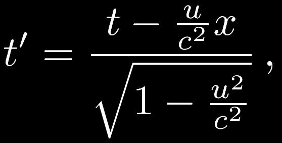 em S' quando as coordenadas (x,y,z,t) deste evento