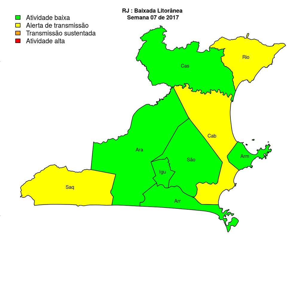 Regional Baixada Litorânea Desde o início do ano, 66 casos de dengue foram registrados na Regional de Saúde, sendo 2 na última semana.