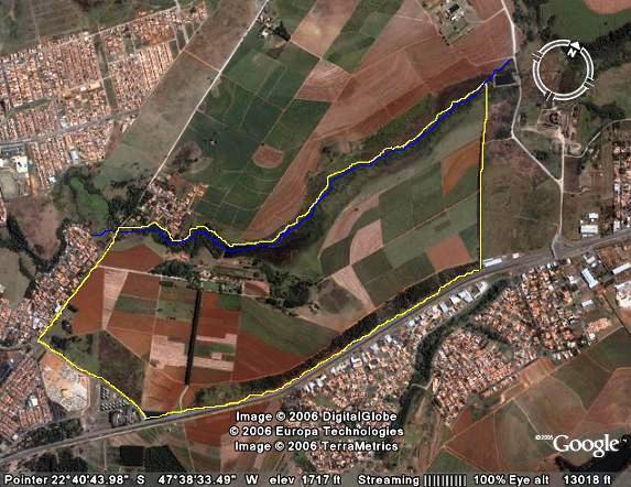 APTA Piracicaba Localização: - bacia hidrográfica do Guamium (margens da Rodovia SP 127) - APTA Piracicaba (área de 253,10 ha) Caracterização: -