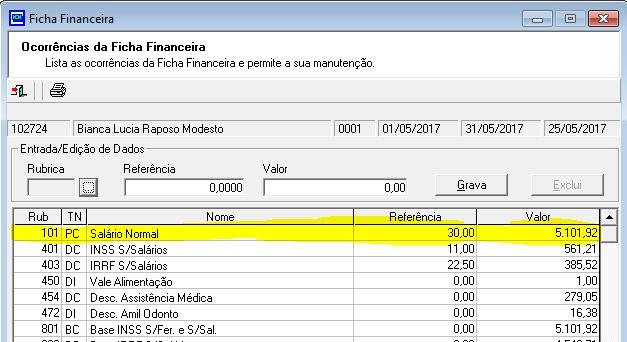 Neste caso teremos: De 01 a 09 na lotação 102C065P0001C12 - Brad.