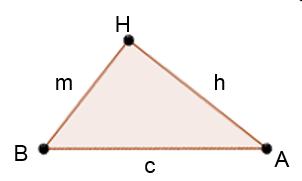 Em relação aos triângulos I e III, temos: c m c² = a.m a c Analisando os três triângulos, observamos que os segmentos m e n representam a hipotenusa do triângulo ABC. Ou seja: m + n = a Se: c² = a.