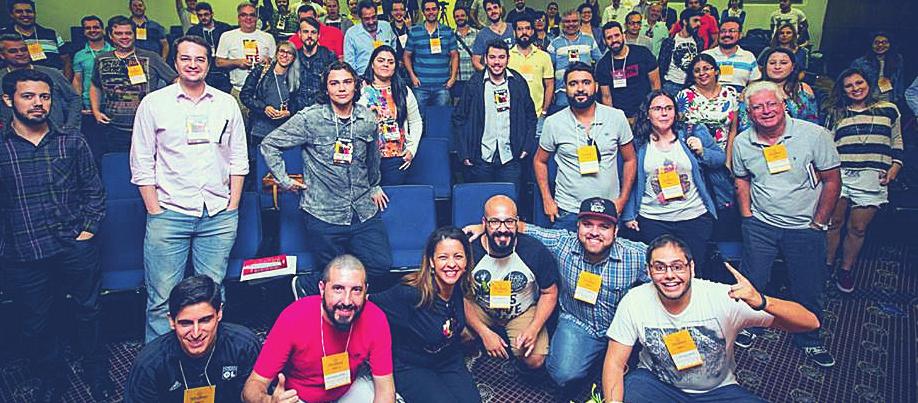 PALESTRAS CURSOS WORKSHOPS O Barba foi convidado para organizar o primeiro Talk Show com os youtubers cervejeiros no MixBier, em 2016, em Belo Horizonte.