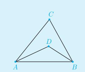 44. Na figura abaixo temos DAB < DBA e DAC < DBC.