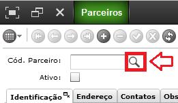 3. PARCEIROS (CLIENTES) No Sankhya-W chamamos os clientes de parceiros. Familiarize com essa relação Cliente = Parceiro para melhor manuseio do sistema.