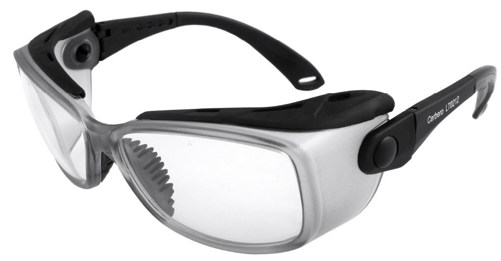 : Este modelo não tem limitação de grau. Fumê 21526 CÉRBER Óculos de segurança e proteção com design moderno. Completa vedação do globo ocular.