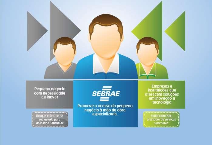 Entenda o SEBRAETEC O SEBRAETEC aproxima os dois atores essenciais para a inovação: os