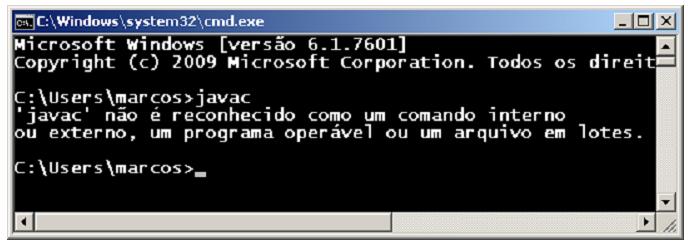 21 Passo 4: Verificando a instalação do Java JDK Ok, vimos que o Java está devidamente instalado mas