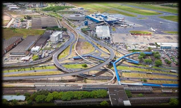 Ligação Trensurb-Aeroporto Salgado Filho DESCRIÇÃO: Sistema APM (Automated People Mover) que