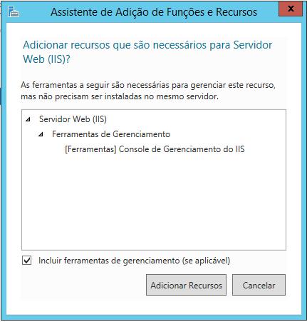 Gerenciador do Servidor, selecione a opção Instalação baseada em função ou recurso, e vá clicando em Próximo até a tela de