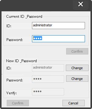 Operações adicionais 29 Operações adicionais Mudar a ID e palavra-passe de início de sessão Poderá alterar a ID e palavra-passe que são usadas para iniciar sessão no Multiple Display Administrator.