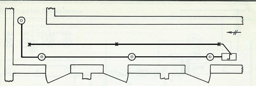 Esquema arquitectural Quando o traçado das canalizações e localização dos restantes elementos da instalação (caixas de derivação,