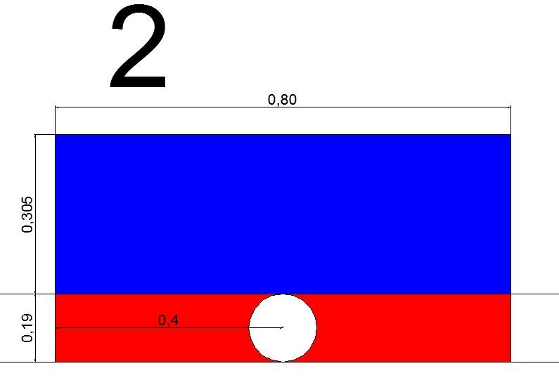 47 Área de influência da Laje (Azul): 0,305 0,305 = 0,093 ² Área de influência da Viga (Vermelho): (0,495 0,19) + (0,305