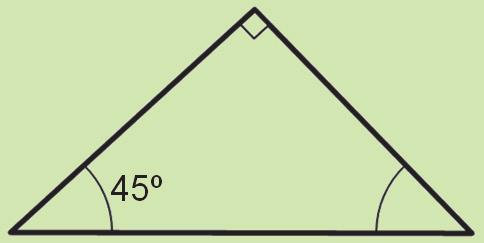 um dos triângulos