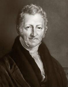 A POPULAÇÃO MUNDIAL AS TEORIAS DEMOGRÁFICAS Teoria Malthusiana Contexto: Revolução Industrial Em 1798, Thomas Robert Malthus, em seu livro Ensaio Sobre o Princípio da População afirmava: A população