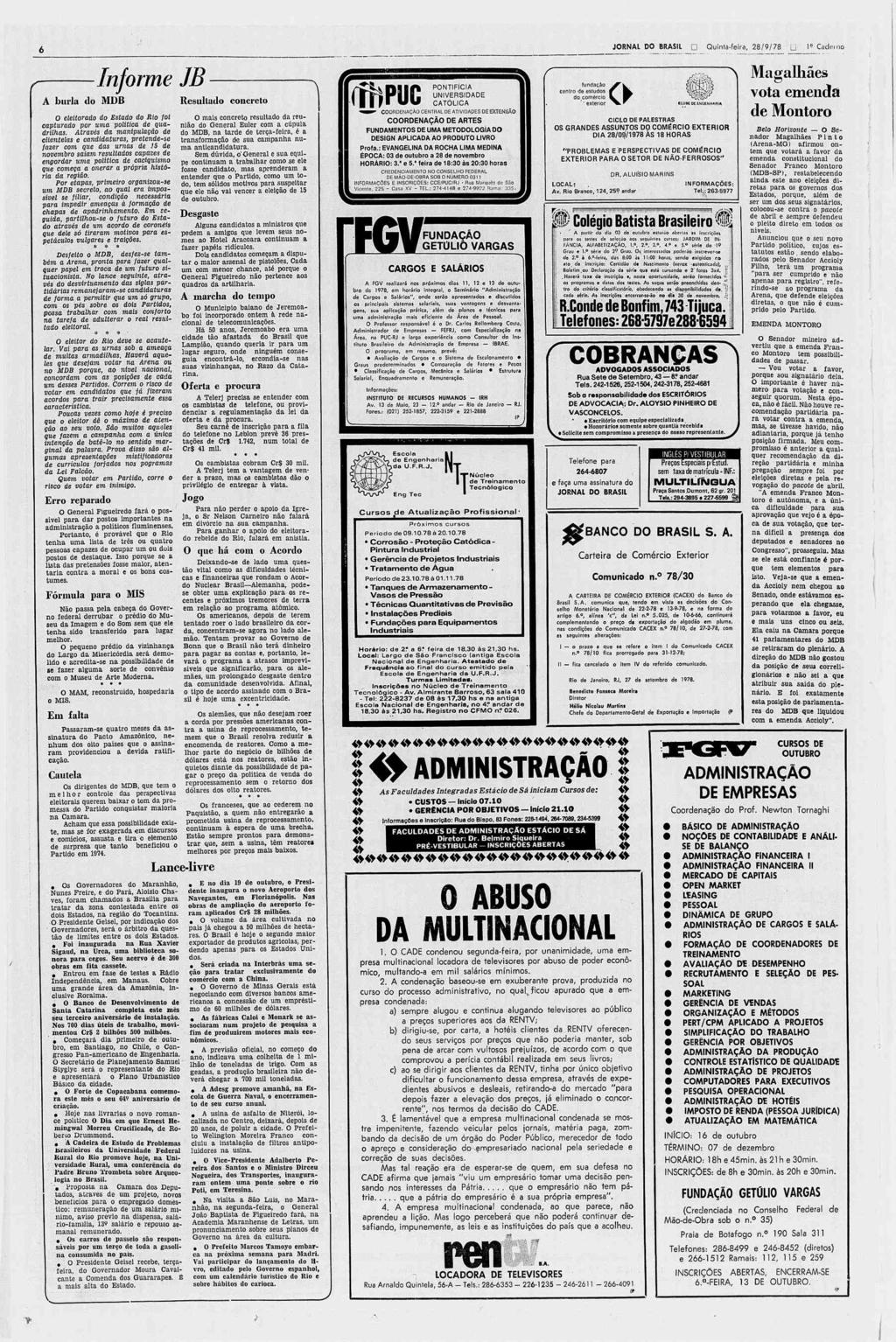 Jornal Do Brasil Rio De Janeiro Quinta Feira 28 De Setembro De 1978 Ano Lxxxviii N Pdf Free Download - caderno espiral livro de nota de roblox da tomada inclui 80