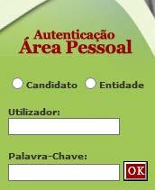 Pedido de apoio 1º Passo Autenticação da entidade no portal Netemprego e acesso ao formulário A autenticação como