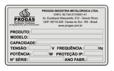 tensão 5 Manual de Instruções Arruela lisa 5/''x'' 7 ou 0 Antes de ligar o forno certifique-se de que a tensão elétrica de seu equipamento seja a mesma do seu estabelecimento, após conecte o plug