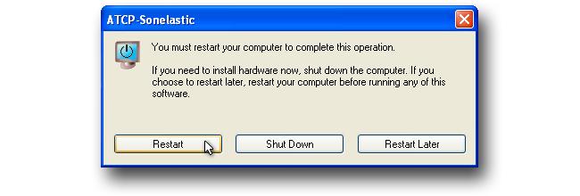 Passo 09 - Reinicie o computador para completar a instalação. Passo 10 Antes de operar o software, será necessário realizar sua ativação.