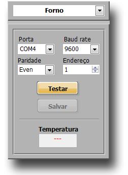 Já na interface avançada, o parâmetro V corresponde à amplitude em Volts e o parâmetro T à duração em milissegundos (ms) do pulso elétrico aplicado ao pulsador, quanto maior o valor destes