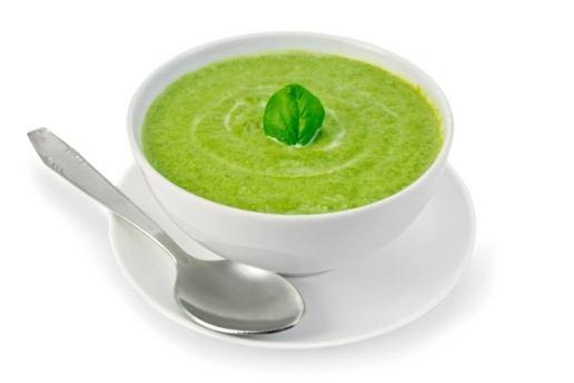 Caldo verde de Espinafre 1 alho poró fatiado 1/2 maço de couve-flor 1 maço grande de espinafre orgânico 1/2 inhame médio (pode ser batata doce, mandioquinha ou mandioca) 1 col de sobremesa de linhaça