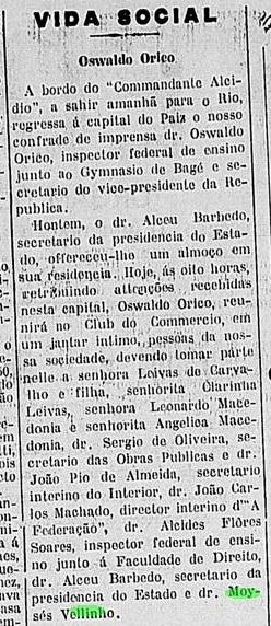 Porto Alegre: 13 out. 1926. p. 3.