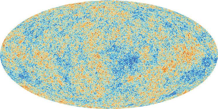 Anisotropia da Radiação Cósmica de Fundo Satélite Planck/ESA A RCF é uma impressão digital do Universo há 13,8 bilhões de anos, quando o Universo tinha apenas 400 mil anos.