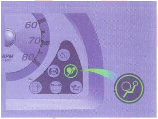 NOTA: Com o air bag do passageiro (side bag) ativado, ao colocar a chave de ignição em marcha, a luz espia correspondente pisca por alguns segundos e se apaga indicando que o sistema está OK.