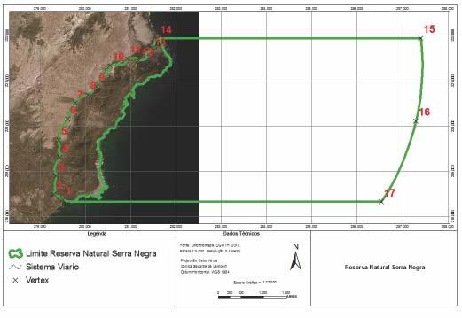 ANEXO Reserva Natural Serra Negra 1. Referência: Carta de Cabo Verde, Reprodução à escala 1/50 000 da Cartografia do Serviço Cartográfico do Exército Português. 2.