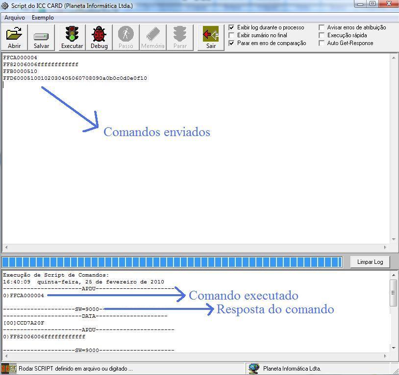 10 de 13 Figura 10 2.2.6. Exemplo mostrando a obtenção da versão do firmware da leitora Este exemplo mostra como obter o número da versão do firmware da leitora. 4. Abra o ICCKit 5.