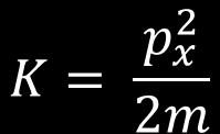 Equação de Schrodinger Mais importante observável: Energia Mudança de energia no sistema é facilmente medida =