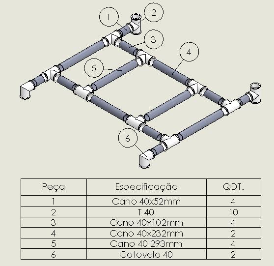 Componentes do Equipamento - Assento Figura 07.