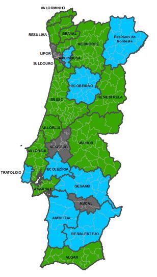 3. Evolução geral do sector 3.1. Intervenientes e modelos de gestão Nas últimas duas décadas ocorreu uma significativa evolução ao nível dos sistemas de gestão de RU.