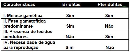 QUESTÕES de 17 a 24 QUESTÃO 17 Os grupos vegetais que apresentam sementes são: a) Briófitas e gimnospermas; b) Pteridófitas e angiospermas; c) Gimnospermas e angiospermas; d) Briófitas e