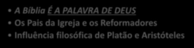 Teorias a Respeito da Inspiração