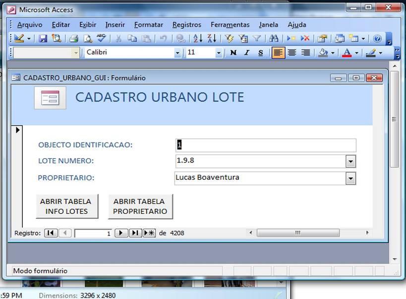 3. Regularização fundiária e criação de cadastros urbanos O modelo de