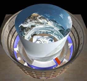 Rapidamente, o Panorama do Monte Everest de Yadegar Asisi se tornou um extraordinário sucesso. Ficou exposto durante quase dois anos, atraindo aproximadamente cerca de 400.000 visitantes.