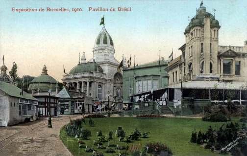 Diferentemente da participação brasileira na Exposição Universal de Paris em 1889, o Brasil enviou representação oficial à Exposição de Bruxelas de 1910.