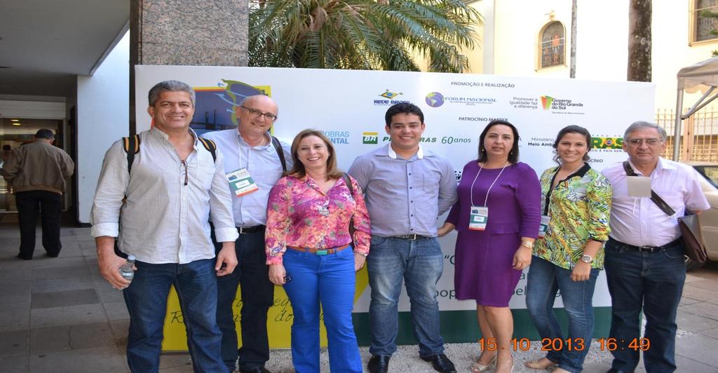 De 14 a 18 de outubro, em Porto Alegre/RS, membros do CBH Paranaíba participaram do XV Encontro Nacional dos Comitês de Bacias Hidrográficas, que teve como tema Comitês de Bacias: ponte para a