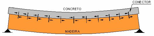 Capítulo 1 - Introdução 5 vertical da laje de concreto das peças de madeira. Esses conectores são conhecidos no meio técnico como conectores de cisalhamento. Figura 1.