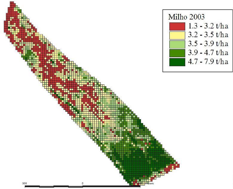 Mapa de produtividade Variabilidade espacial efeito poupa-terra e uso racional dos recursos